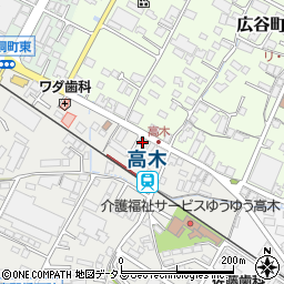広島県府中市高木町41周辺の地図