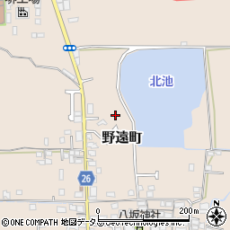 大阪府堺市北区野遠町296周辺の地図