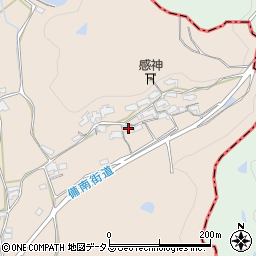 岡山県浅口市金光町上竹365周辺の地図