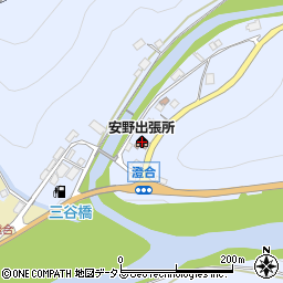 安芸太田町安野出張所周辺の地図