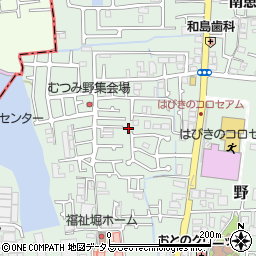 大阪府羽曳野市野276-22周辺の地図