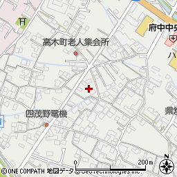 広島県府中市高木町1414周辺の地図