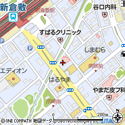 ソフトバンク新倉敷周辺の地図