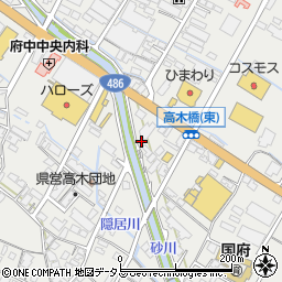 広島県府中市高木町511周辺の地図