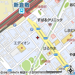 ドコモショップ新倉敷店周辺の地図