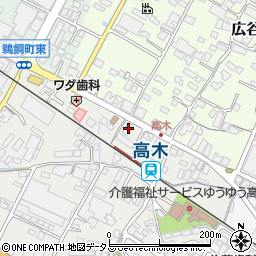 広島県府中市高木町42周辺の地図