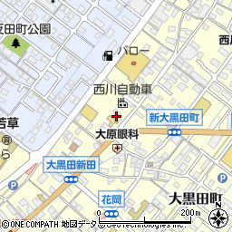 ナカニシ理容店周辺の地図