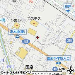 広島県府中市高木町119周辺の地図
