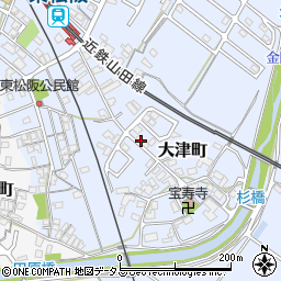 三重県松阪市大津町214周辺の地図