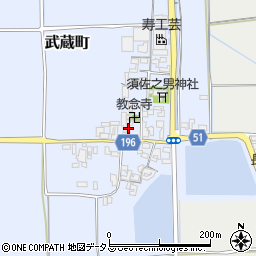 奈良県天理市武蔵町544周辺の地図