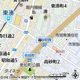産経新聞大仙・湊専売所周辺の地図