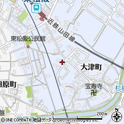 三重県松阪市大津町165周辺の地図