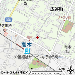 広島県府中市広谷町878周辺の地図