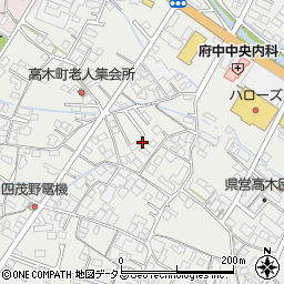 広島県府中市高木町1395周辺の地図