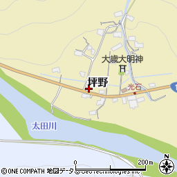 広島県山県郡安芸太田町坪野366周辺の地図