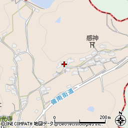 岡山県浅口市金光町上竹468周辺の地図
