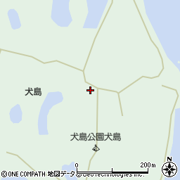 岡山県岡山市東区犬島262周辺の地図