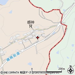 岡山県浅口市金光町上竹384周辺の地図
