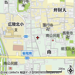 奈良県北葛城郡広陵町南292周辺の地図