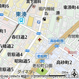 大阪府堺市堺区昭和通4丁周辺の地図