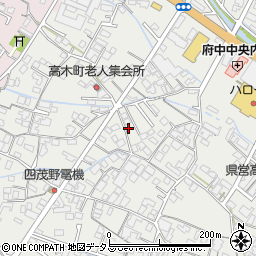 広島県府中市高木町1411周辺の地図