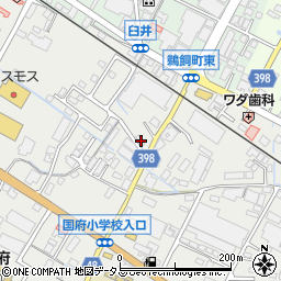 広島県府中市高木町104周辺の地図