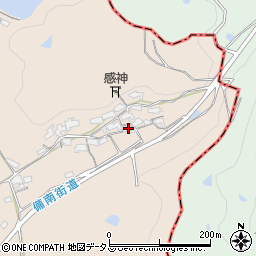 岡山県浅口市金光町上竹372周辺の地図