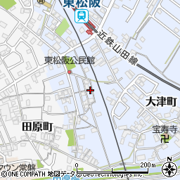 三重県松阪市大津町58-37周辺の地図