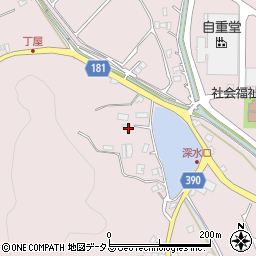 広島県福山市神辺町湯野2042-4周辺の地図