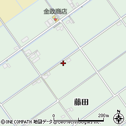 岡山県岡山市南区藤田171周辺の地図