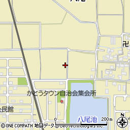 奈良県磯城郡田原本町八尾周辺の地図