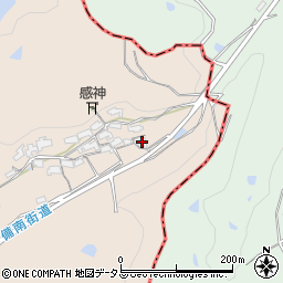 岡山県浅口市金光町上竹399周辺の地図