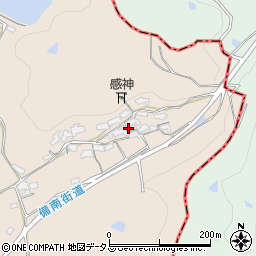岡山県浅口市金光町上竹371周辺の地図