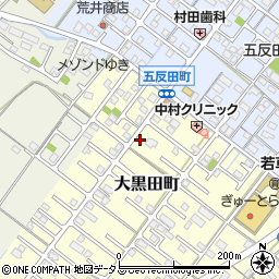 大黒田町水走公園周辺の地図