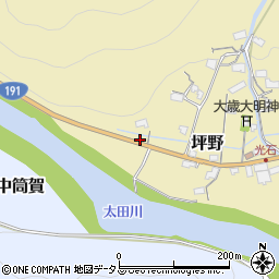 広島県山県郡安芸太田町坪野205周辺の地図