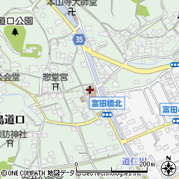 富田ケアセンター有限会社　桃のふるさと・ショートステイ・桃のかおり周辺の地図