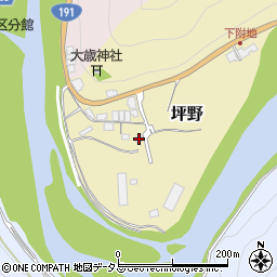 広島県山県郡安芸太田町坪野13周辺の地図