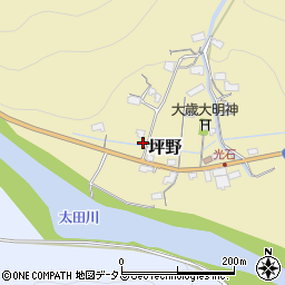 広島県山県郡安芸太田町坪野327周辺の地図