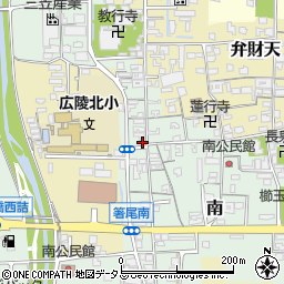 奈良県北葛城郡広陵町南298周辺の地図