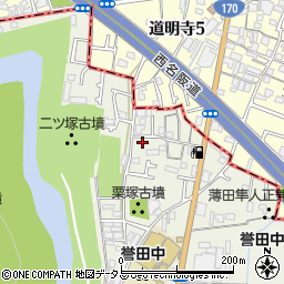 サニーハイツ・藤井駐車場周辺の地図