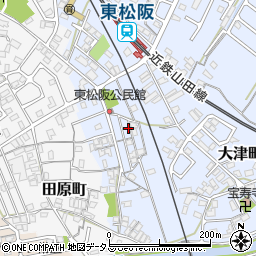 三重県松阪市大津町58周辺の地図
