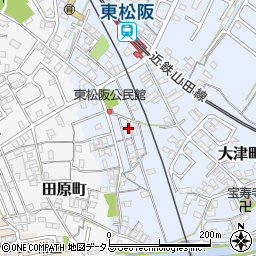 三重県松阪市大津町58周辺の地図