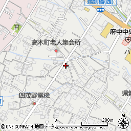 広島県府中市高木町1417周辺の地図