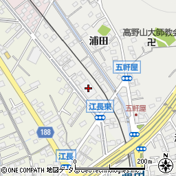 仁科百貨店江長ドライセンター周辺の地図