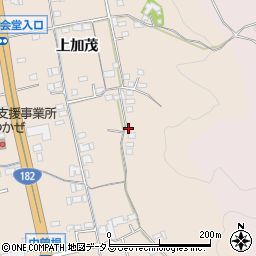 広島県福山市加茂町上加茂518周辺の地図