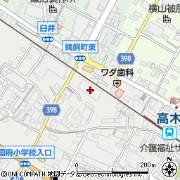 広島県府中市高木町64周辺の地図