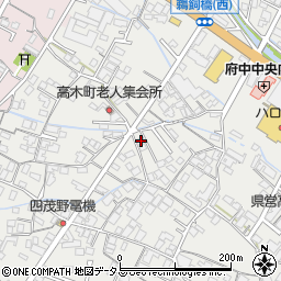 広島県府中市高木町1410周辺の地図