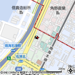 山文商事株式会社　石津川給油所周辺の地図