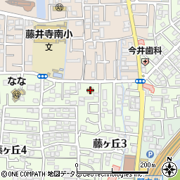 デイリーヤマザキ藤井寺藤ケ丘店周辺の地図