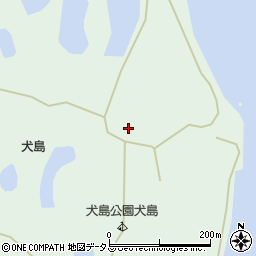 岡山県岡山市東区犬島341周辺の地図